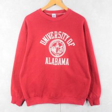 画像1: 80's RUSSELL ATHLETIC USA製 "UNIVERSITY OF ALABAMA" プリントスウェット XL (1)