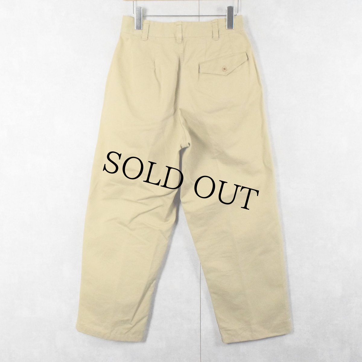 画像2: 50's DUTCH MARINE チノトラウザーズ W29 (2)