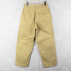 画像2: 50's DUTCH MARINE チノトラウザーズ W29 (2)