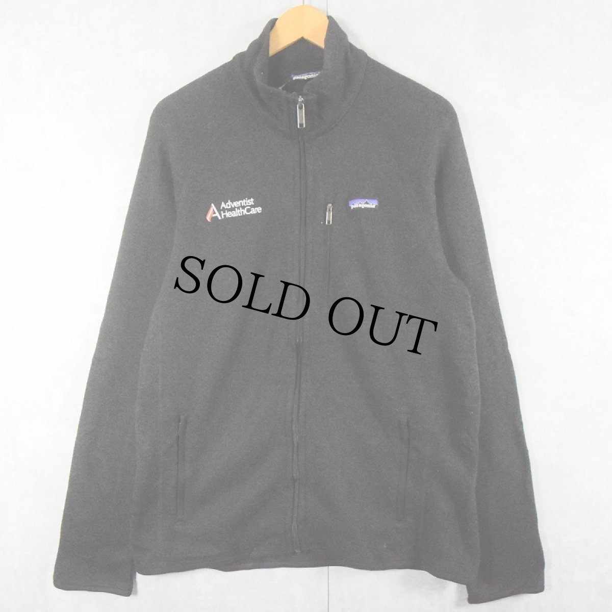 画像1: 2010's Patagonia "Adventist HealthCare" 刺繍入りベターセーター BLACK (1)