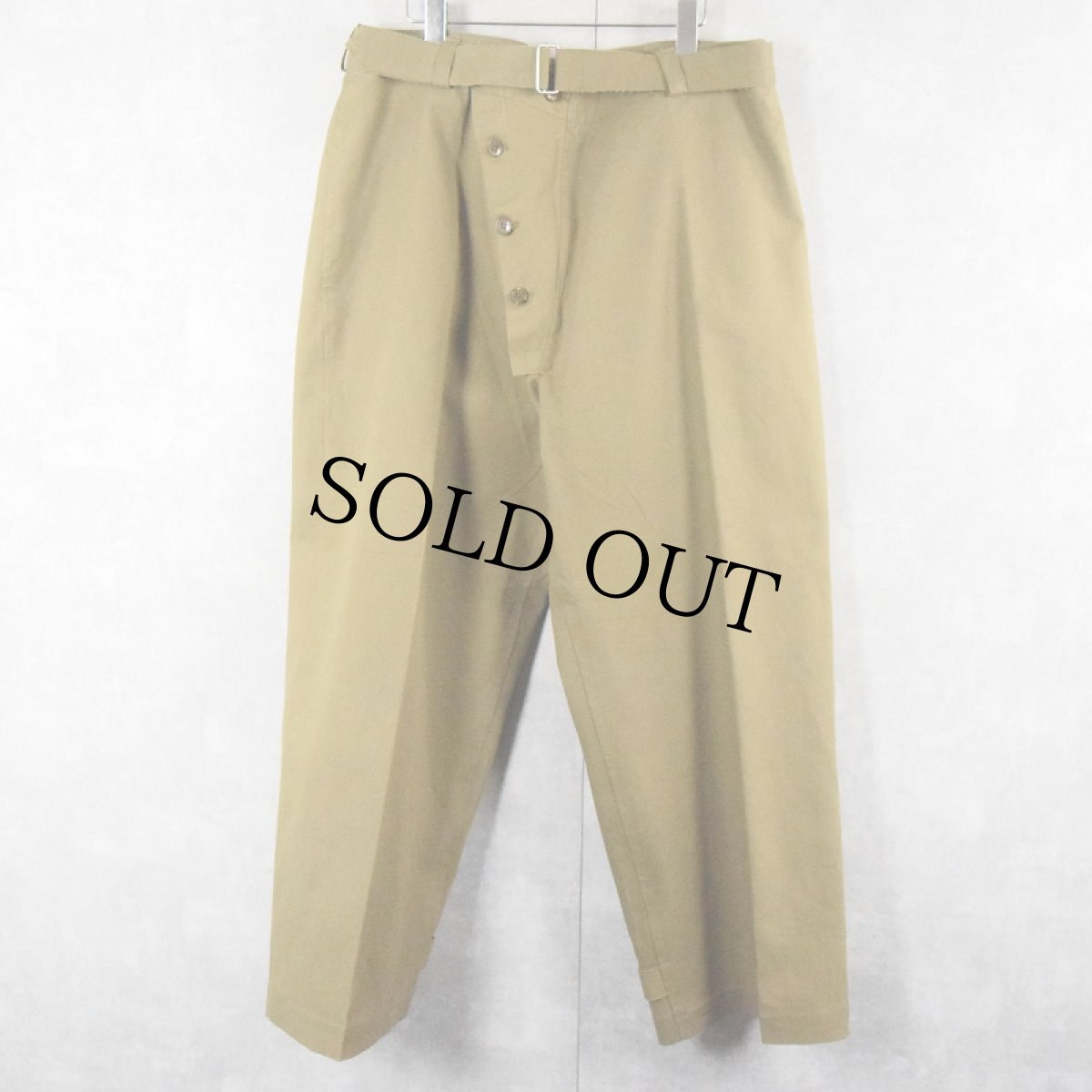 画像3: 60's イタリア軍 ゴム引き モーターサイクルパンツ (3)