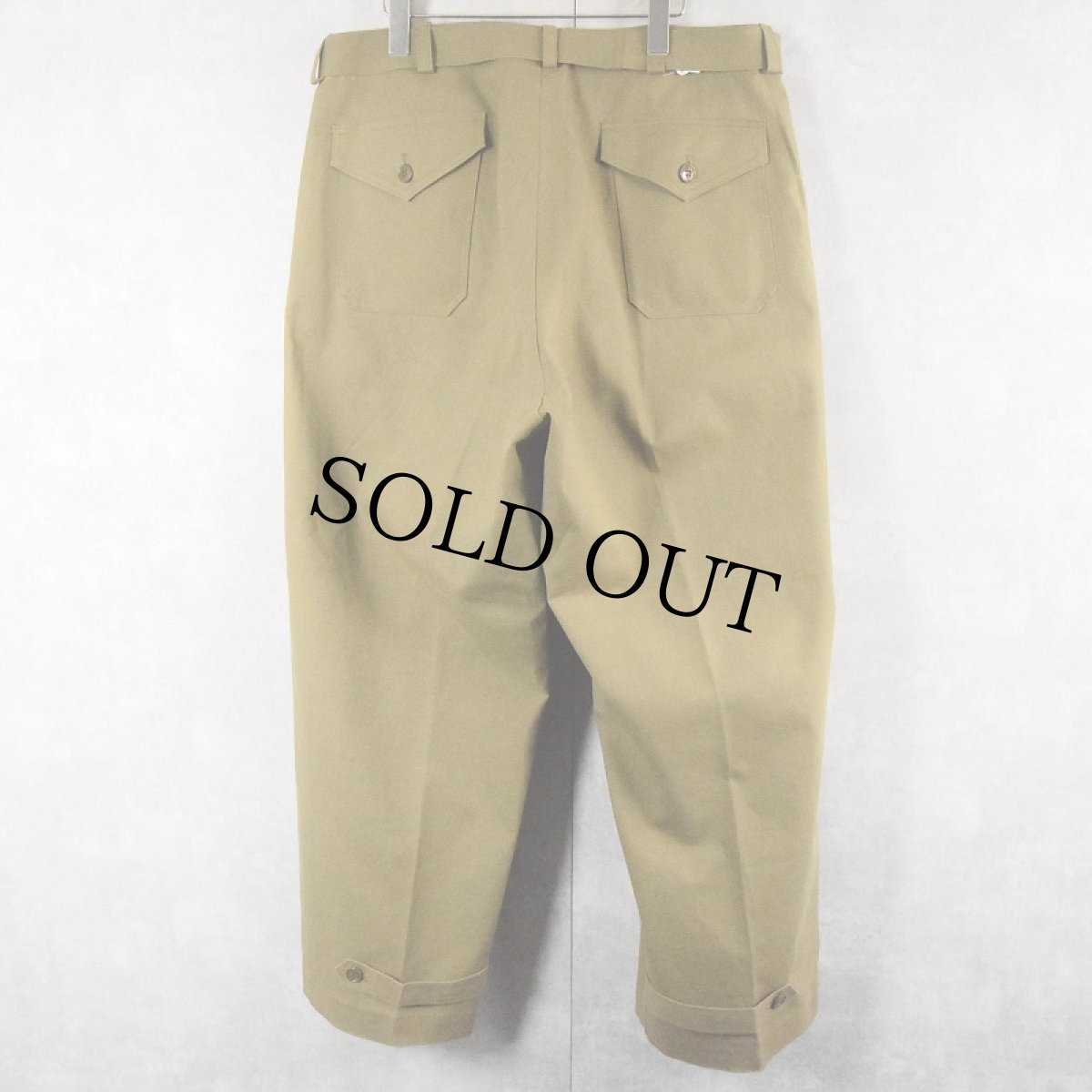 画像4: 60's イタリア軍 ゴム引き モーターサイクルパンツ (4)