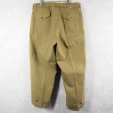 画像4: 60's イタリア軍 ゴム引き モーターサイクルパンツ (4)