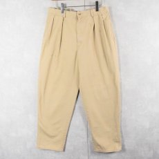 画像1: 90's POLO Ralph Lauren USA製 2タック チノトラウザーズ W33 (1)