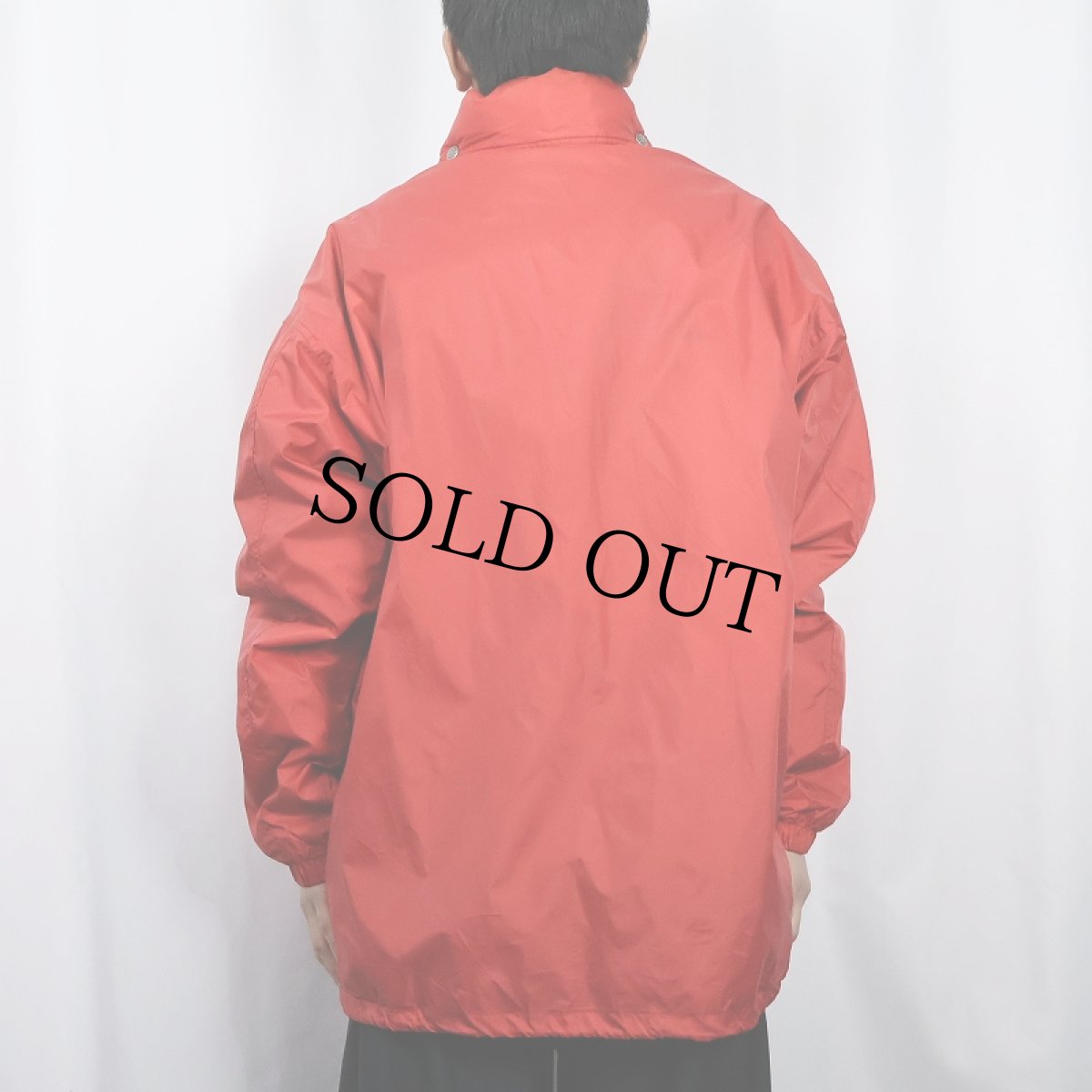 画像3: 80's Haagen-Dazs ロゴ刺繍 ナイロンジャケット XL (3)