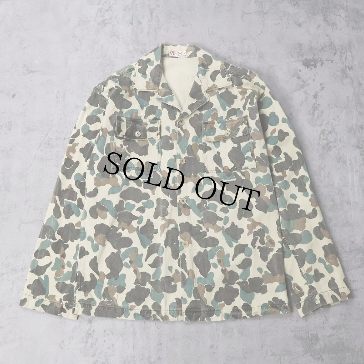 画像2: 60〜70's VETNAM "BEO-GAM迷彩" コットンシャツ/カーゴパンツ SETUP (2)