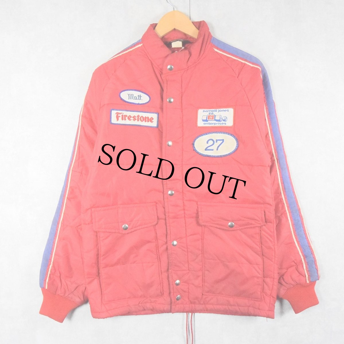 画像3: 70's Swingster ワッペン付き 中綿入り キルティングジャケット S (3)