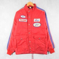 画像1: 70's Swingster ワッペン付き 中綿入り キルティングジャケット S (1)