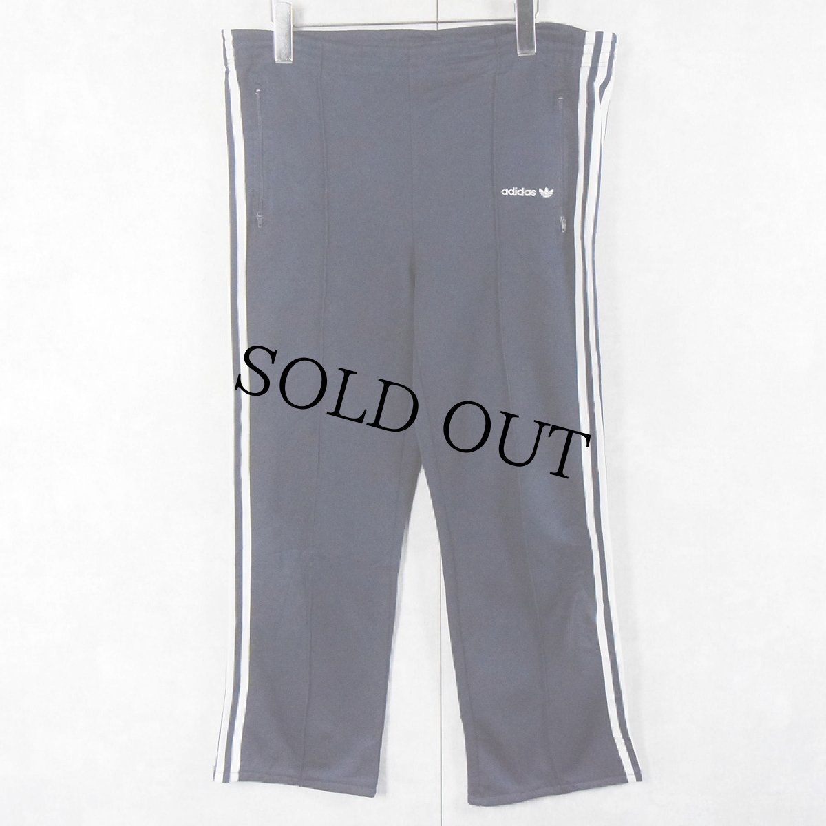 画像1: 80's adidas TAIWAN製 トラックパンツ NAVY S (1)