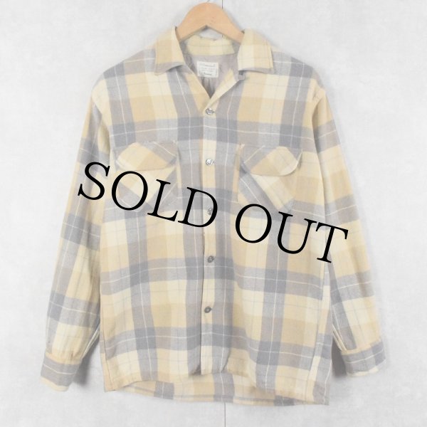 60年代 60s タウンクラフト ぺニーズ ストアブランド 開襟シャツ 長袖