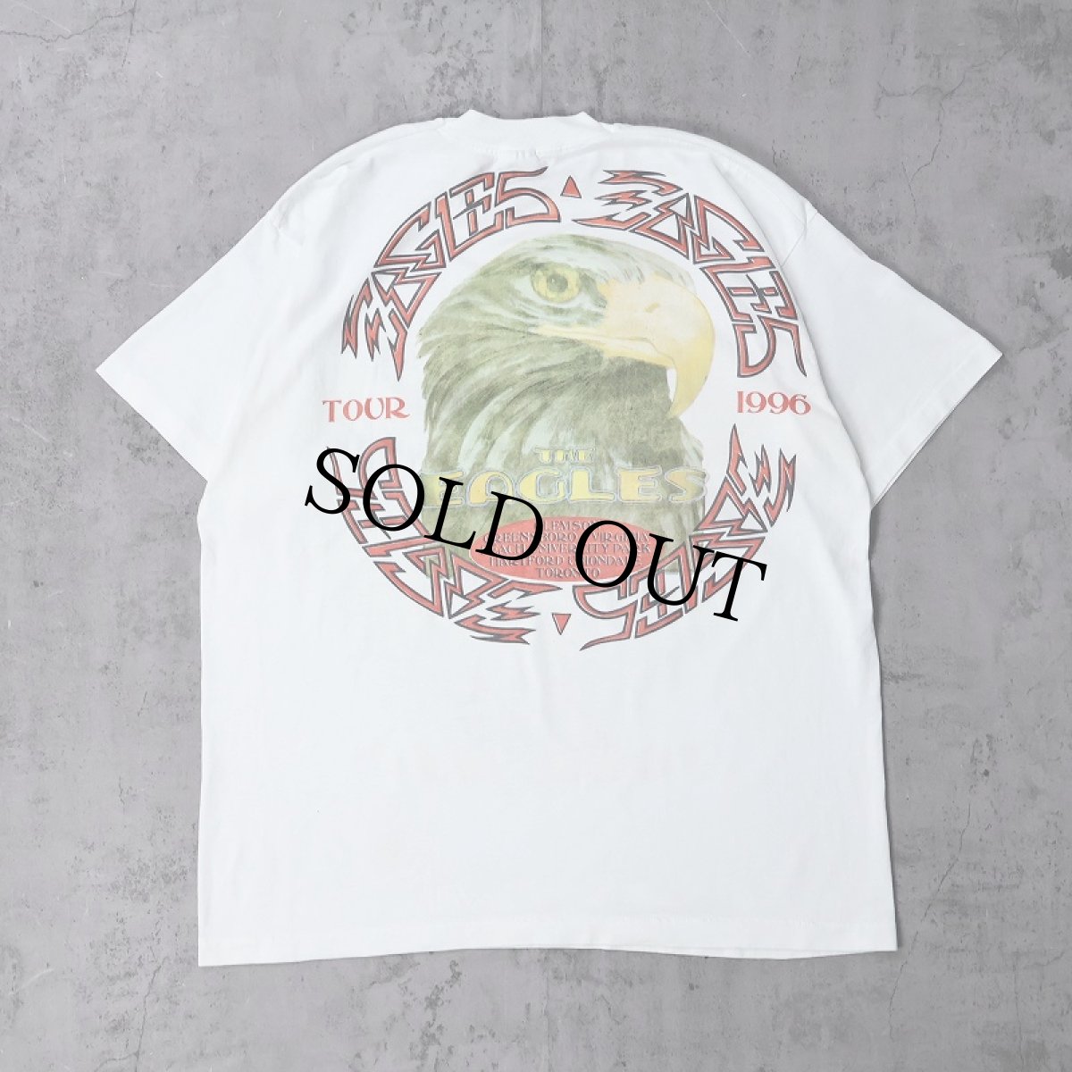 画像2: 1995 EAGLES ロックバンドツアーTシャツ XL (2)