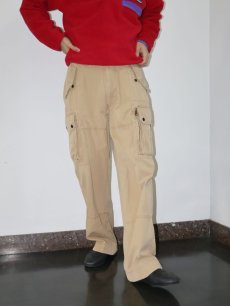 画像1: POLO Ralph Lauren コットンカーゴパンツ W34 (1)