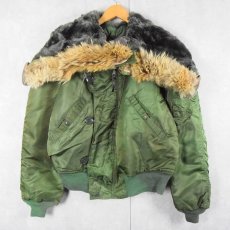 画像1: 90's 民間品 ALPHA INDUSTRIES,INC. N-2B フライトジャケット MEDIUM (1)
