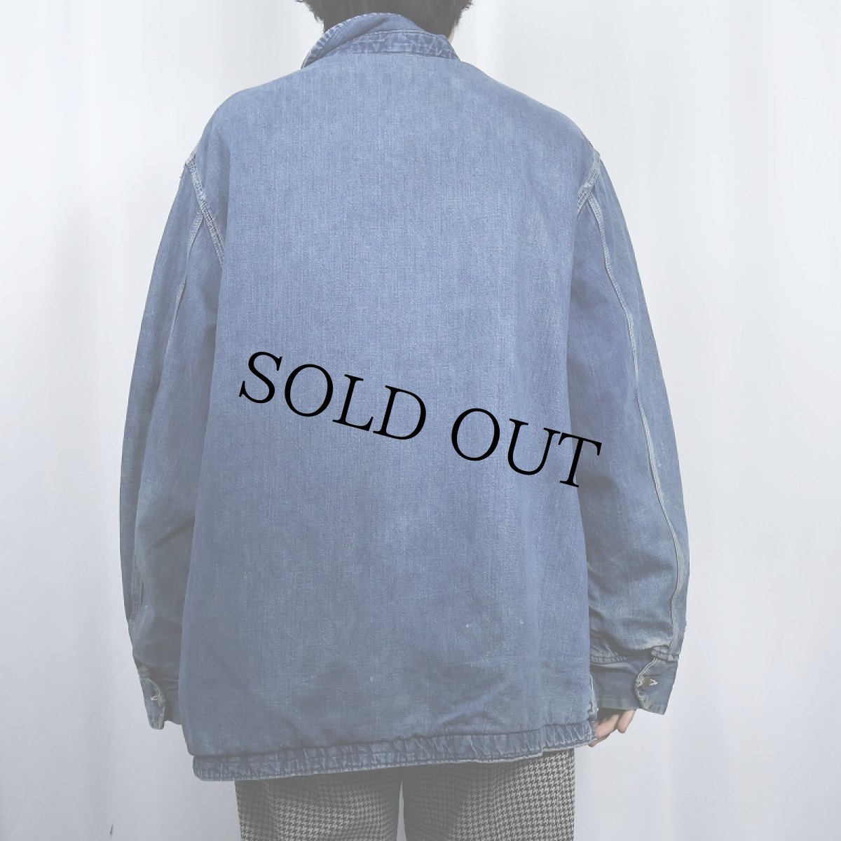 画像3: 60's Sears WORK WEAR ブランケット付き デニムカバーオール (3)