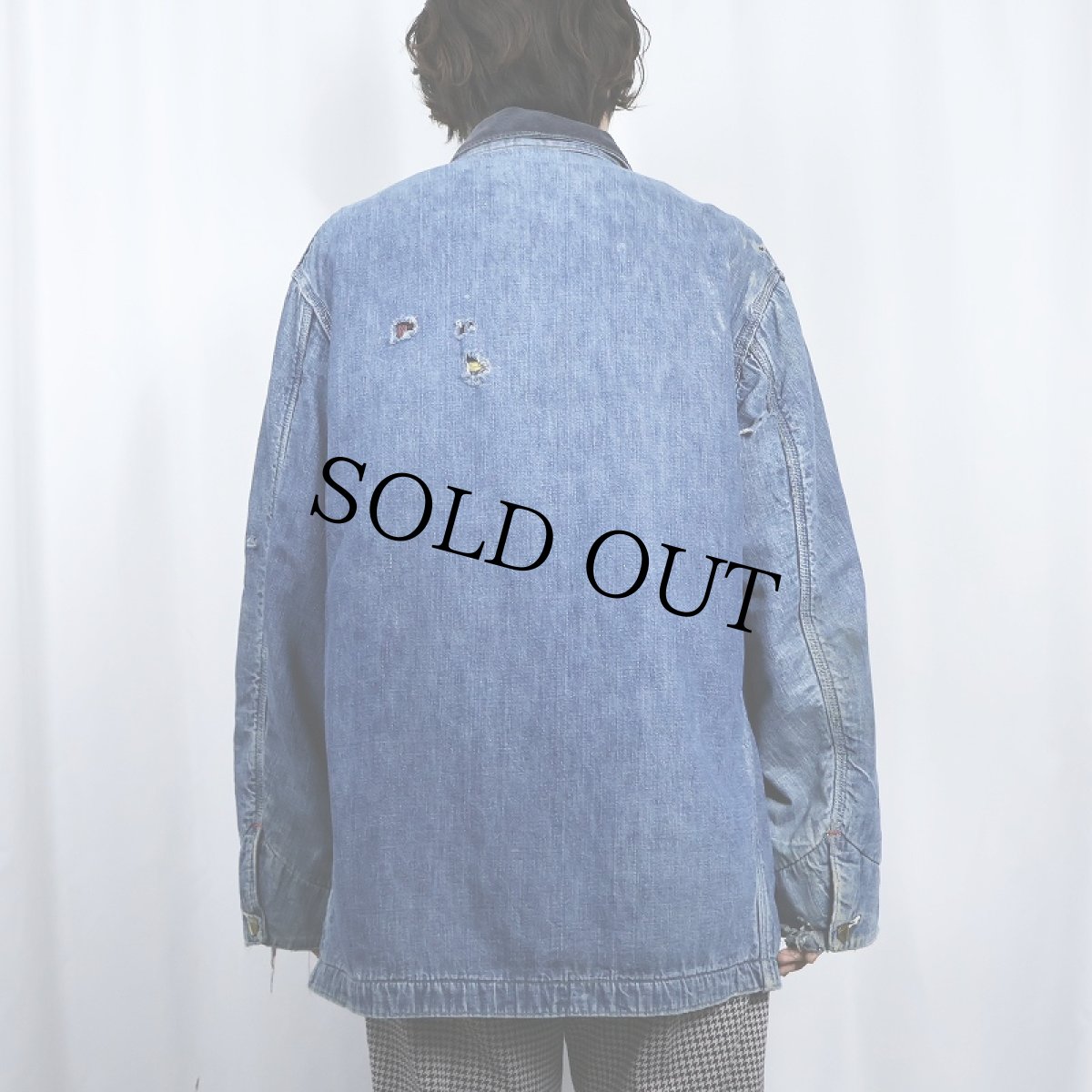 画像3: 50's HERCULES ブランケット付き デニムカバーオール (3)