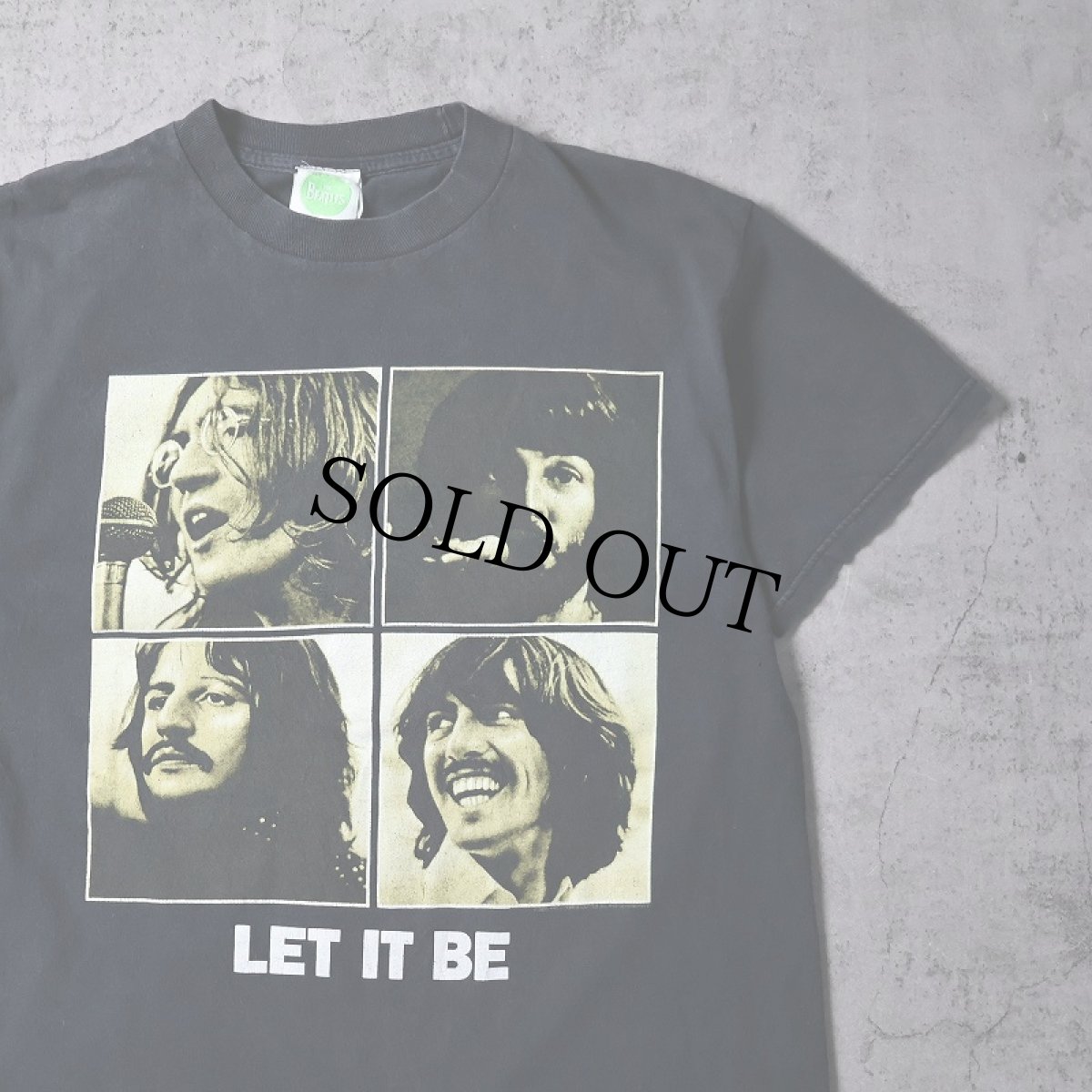 画像1: 2005 THE BEATLES "LET IT BE" ロックバンドTシャツ BLACK M (1)