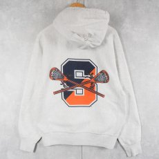 画像1: Champion ORIGINAL REVERSE WEAVE "SYRACUSE LACROSE" バックプリントスウェットフーディー S (1)