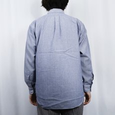 画像3: Ralph Lauren "BLAKE"  ロゴ刺繍 HBT コットンボタンダウンシャツ S (3)