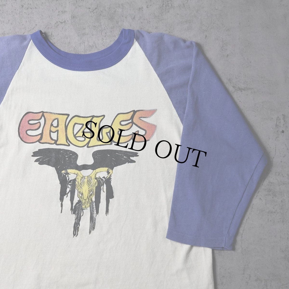 画像1: 70's Steve Miller Band ロックバンドラグランTシャツ M (1)