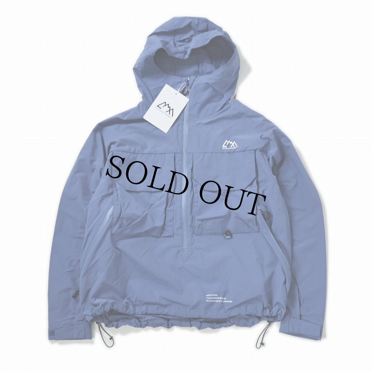画像1: COMFY OUTDOOR GARMENT "ANORAK HOODIE" S.BLUE 【L】 (1)