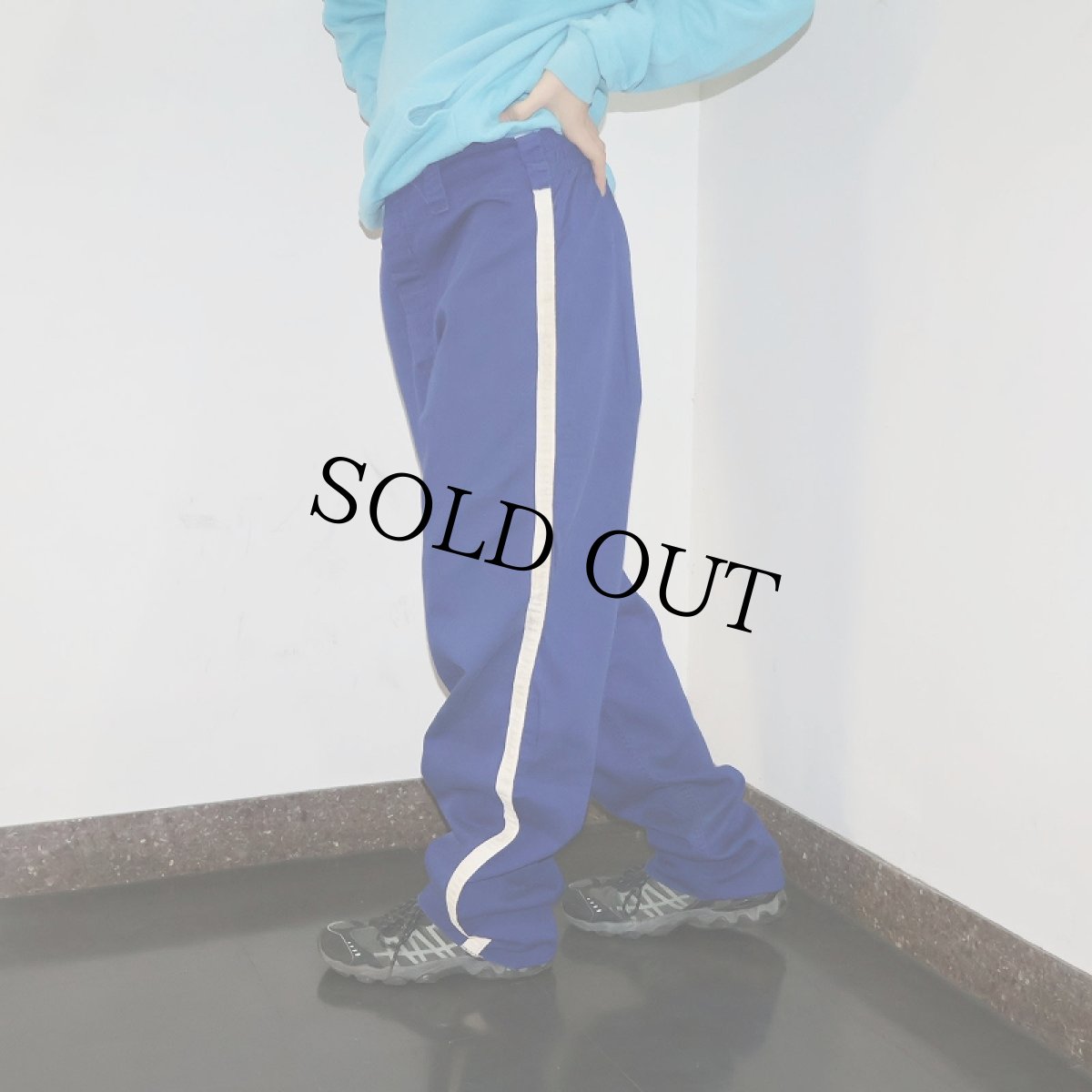 画像4: 50's Wilson サイドライン コットンパンツ W35 (4)