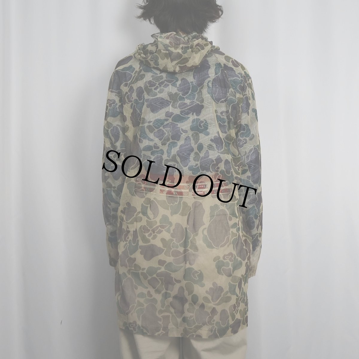 画像3: 〜80's ダックハンターカモ柄 メッシュパーカー XXL (3)