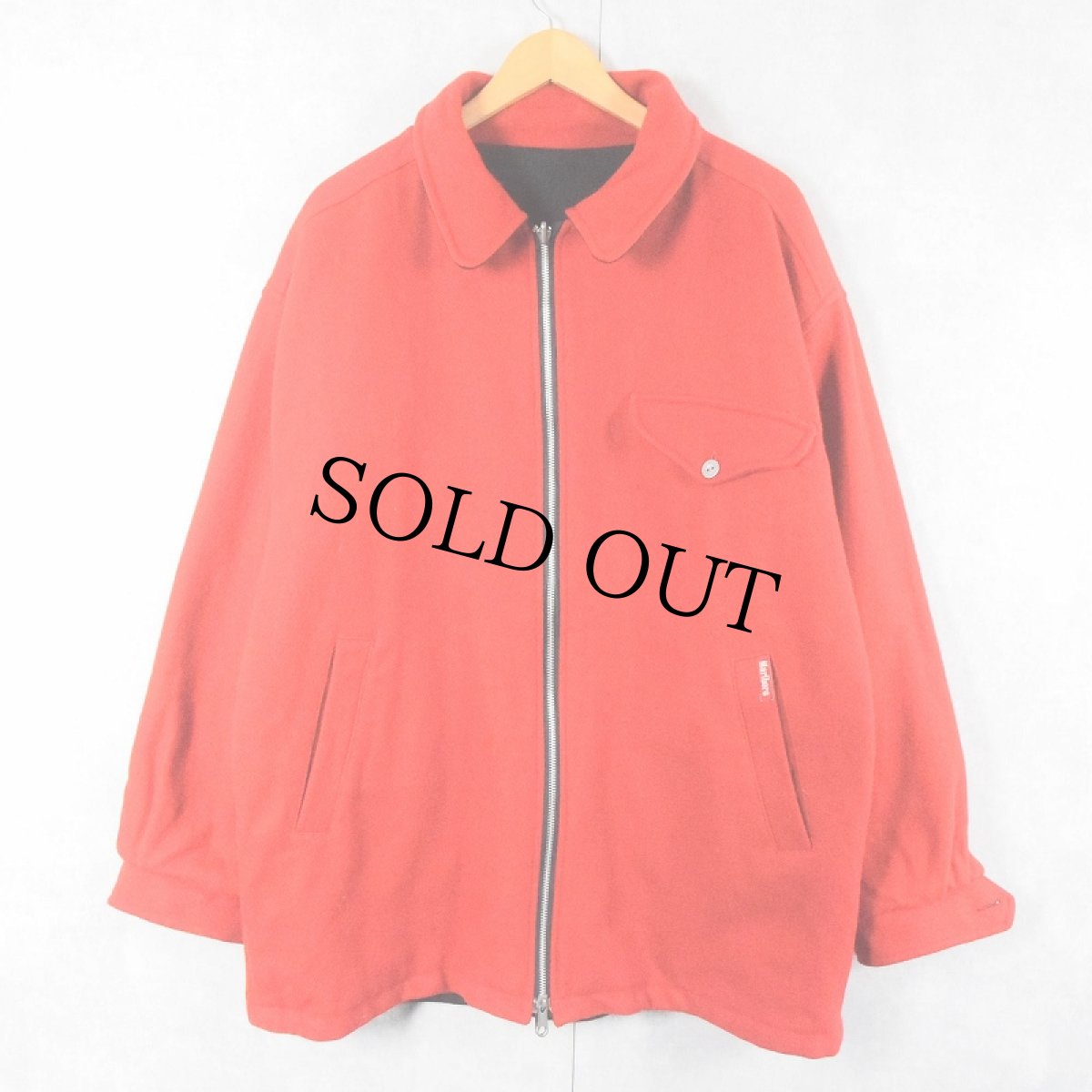 画像2: 90's Marlboro リバーシブル ウール×ナイロンジャケット L (2)