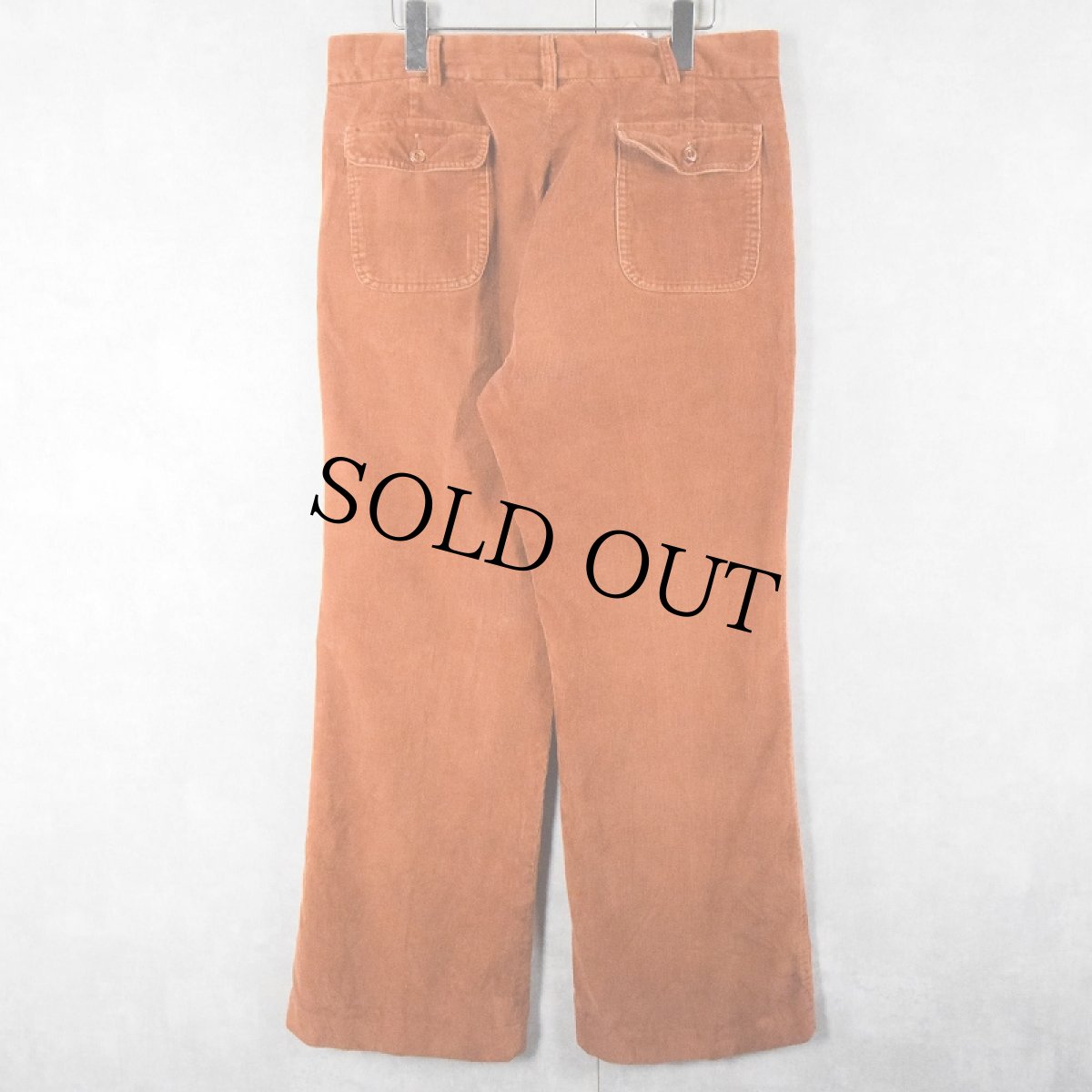 画像2: 〜80's New York SPORTSWEAR EXCHANGE コーデュロイ ブーツカットパンツ W33 (2)