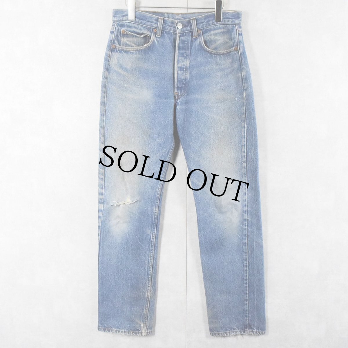 画像1: 80's Levi's 501 USA製 デニムパンツ W31 (1)