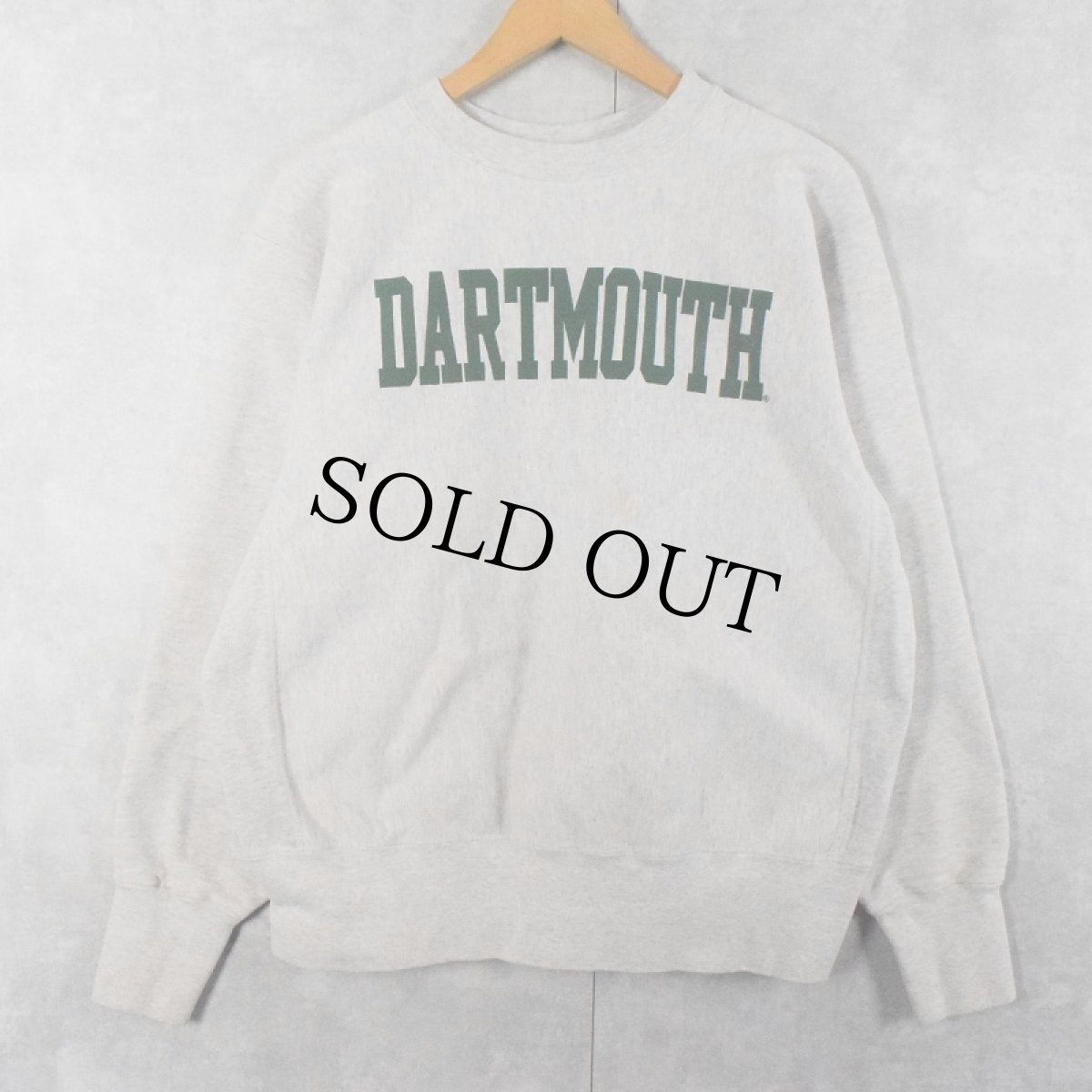画像1: 90's USA製 REVERSE WEAVE TYPE "DARTMOUTH" プリントスウェット M (1)