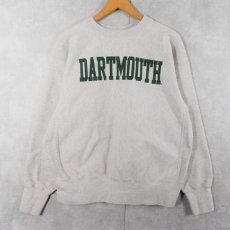 画像1: 90's USA製 REVERSE WEAVE TYPE "DARTMOUTH" プリントスウェット M (1)