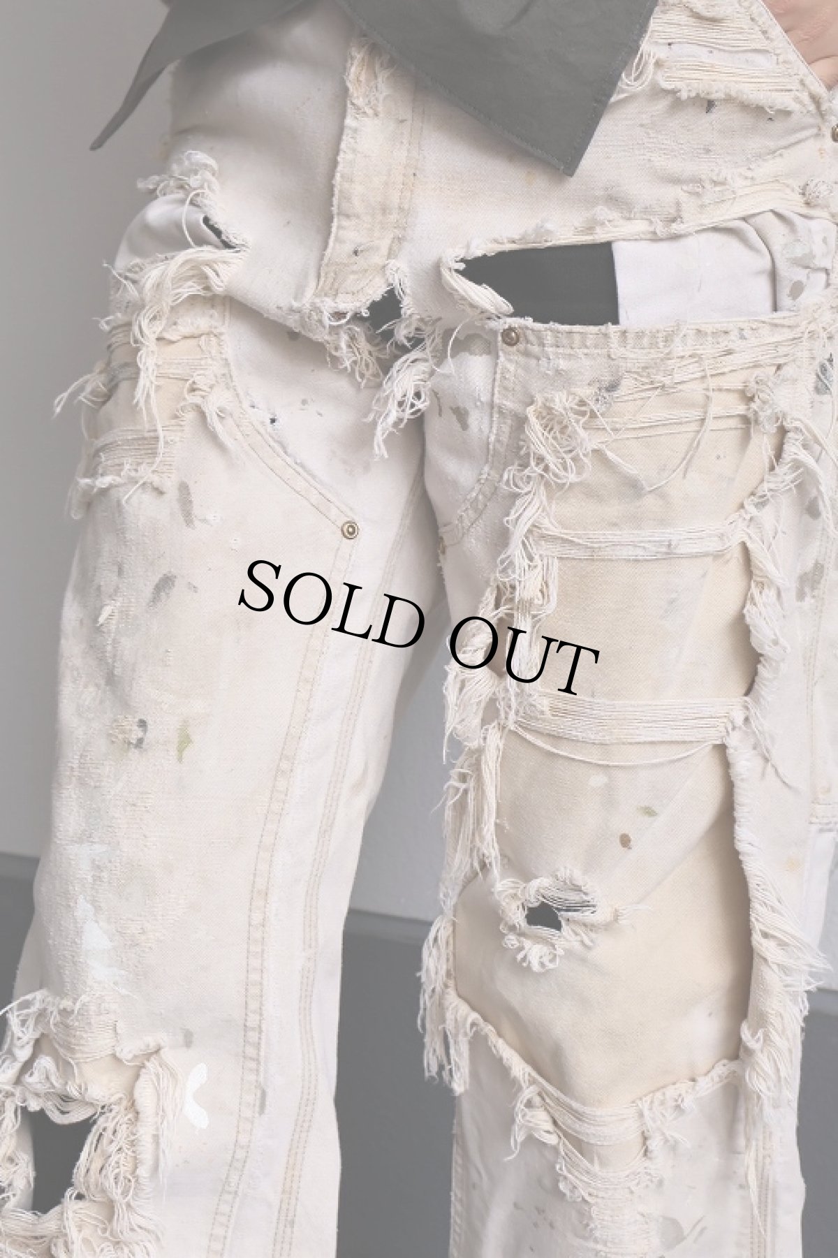 画像5: Carhartt ダブルニー クラッシュペインターパンツ W31 (5)