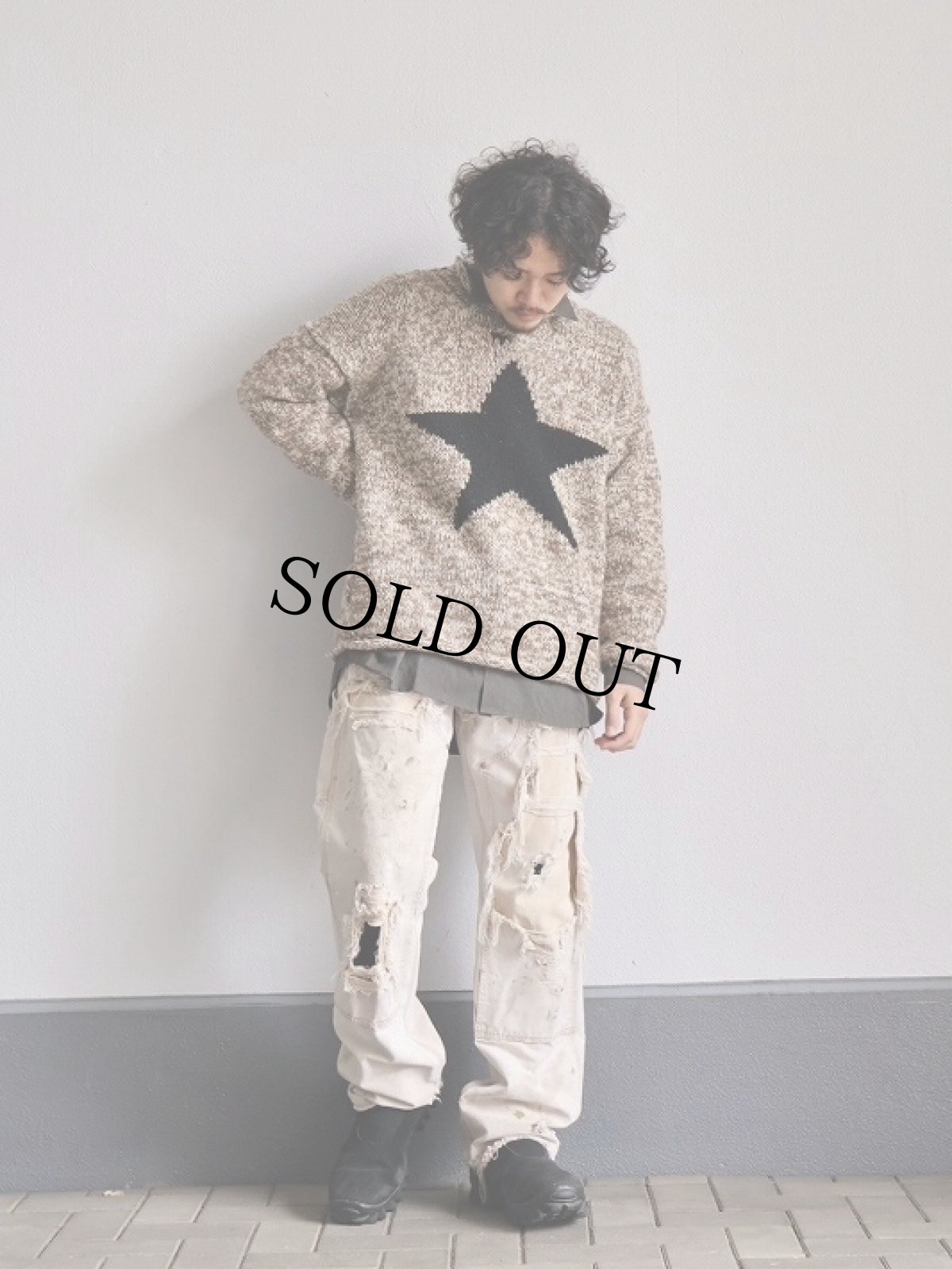 画像2: Carhartt ダブルニー クラッシュペインターパンツ W31 (2)