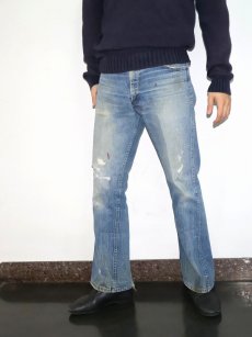 画像3: 70's Sears JEANS JOINT ブーツカットデニムパンツ W33 (3)