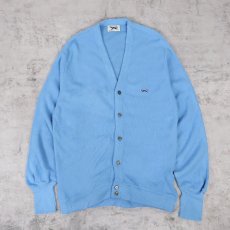 画像1: 80's The Fox JCPenney アクリルニットカーディガン L (1)