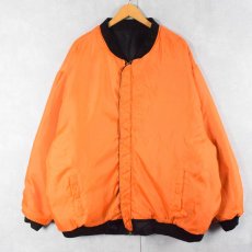 画像3: 民間品 K SPORTS "MA-1 TYPE" フライトジャケット BLACK 3XL (3)
