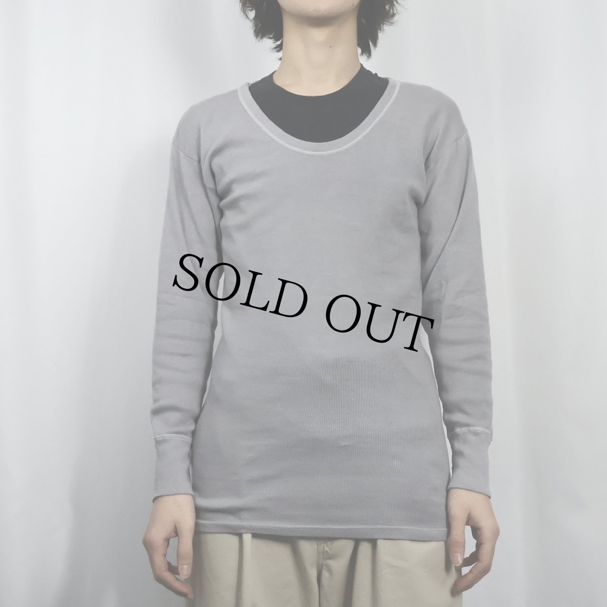 画像2: 東ドイツ軍 Uネック アンダーシャツ (2)