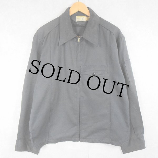 K2628*激渋*70's USA ビンテージ*工業系 ツールボックス*スティールメタル*収納ボックス*小物入れ*職人*工具箱*道具箱*インダストリアル 60〜70\u0027s Work Wear Corporation USA製 \"DENNIS\" パッチ付きワークジャケット M