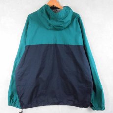 画像2: 90's Patagonia ニューマティックプルオーバー NAVY×GREEN XL (2)