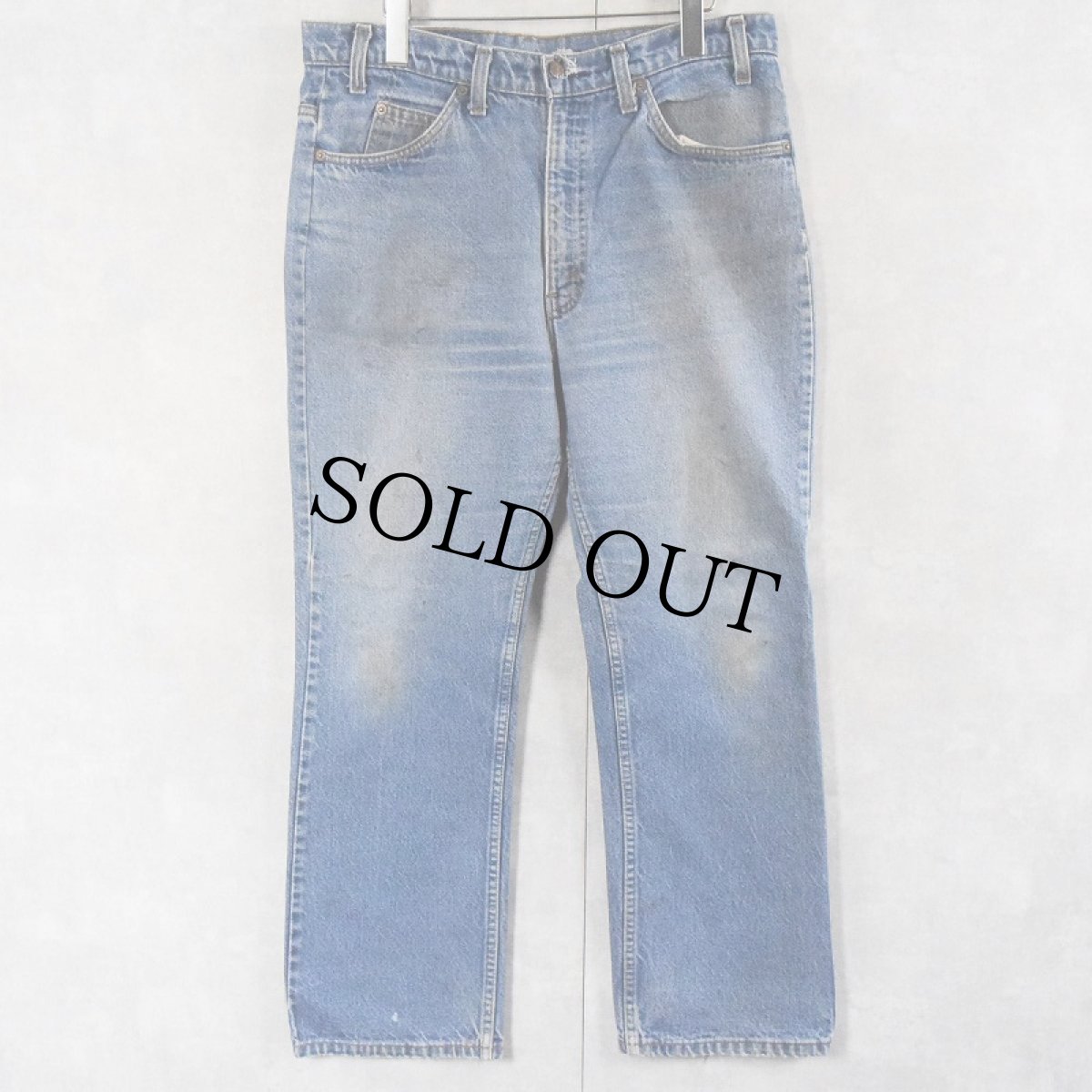 画像3: 90's Levi's 517 USA製 オレンジタブ ブーツカットデニムパンツ W35 (3)