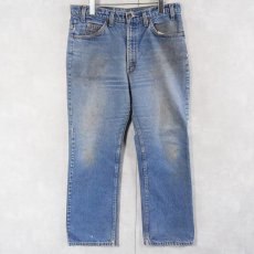 画像3: 90's Levi's 517 USA製 オレンジタブ ブーツカットデニムパンツ W35 (3)