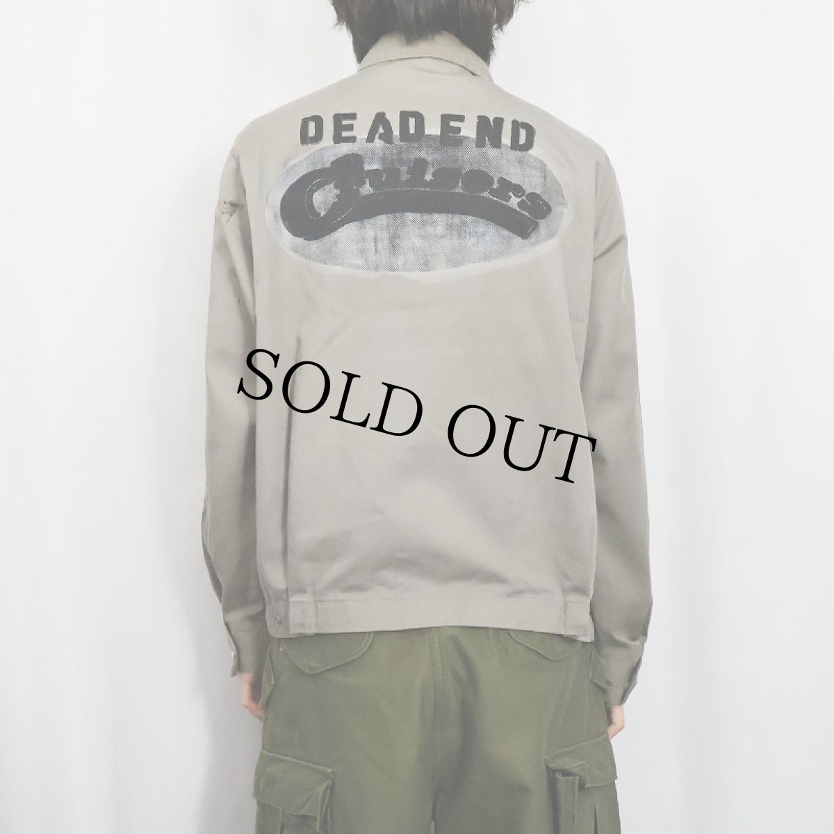 画像4: 70's ROTEXALL "The JAM DEADEND Cruisers" プリント ワークジャケット (4)