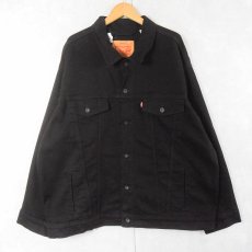 画像1: Levi's ブラックデニムジャケット BLACK 3XL (1)