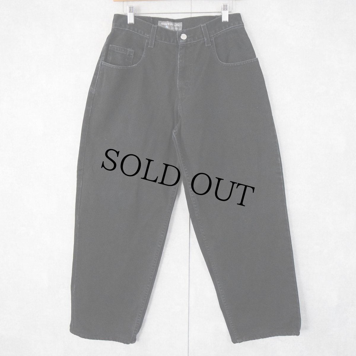画像2: 90〜2000's Levi's SILVER TAB ブラックデニムパンツ W30 (2)