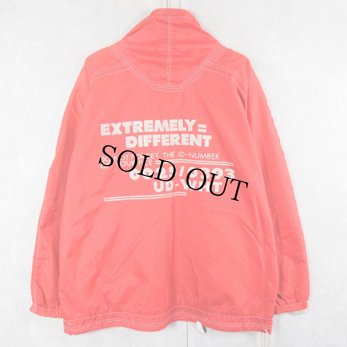 画像2: 80's WESTCOAST ナイロン レースアップジャケット M (2)