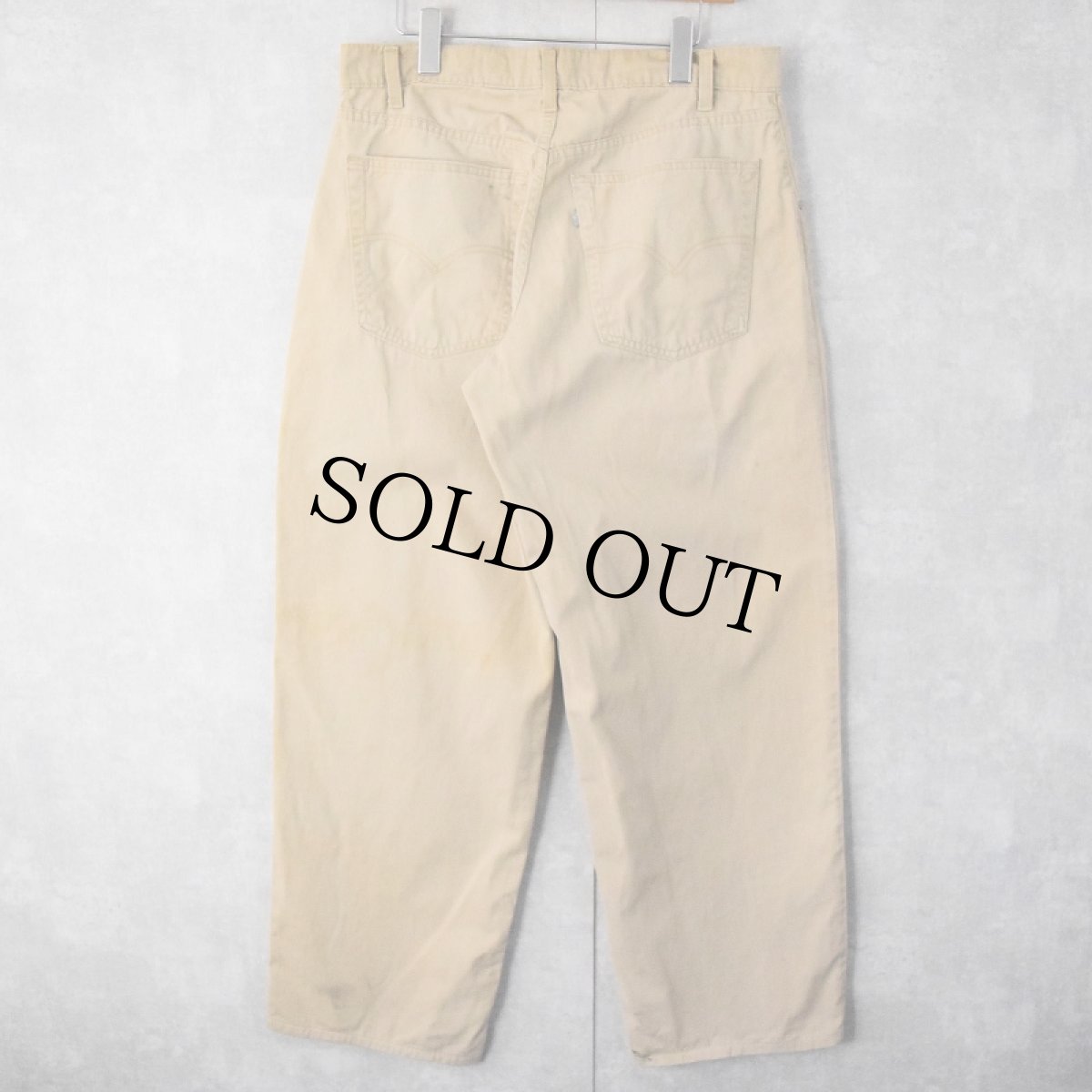 画像2: 90's Levi's SILVER TAB USA製 "baggy" チノトラウザーズ W35 (2)