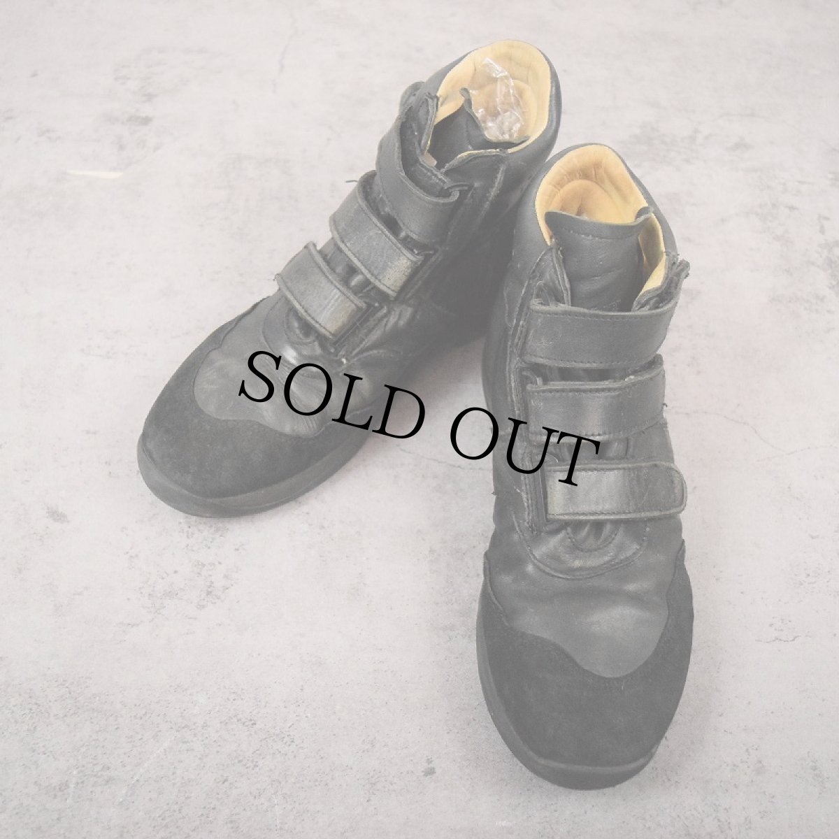 画像1: BW ドイツ軍 パイロットレザーシューズ 27cm (1)