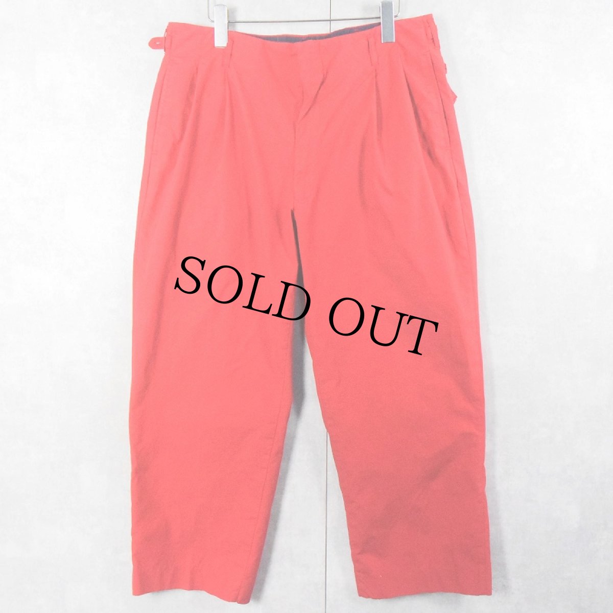 画像3: 90's POLO Ralph Lauren USA製 2タック コットンポプリンワークパンツ W34 (3)