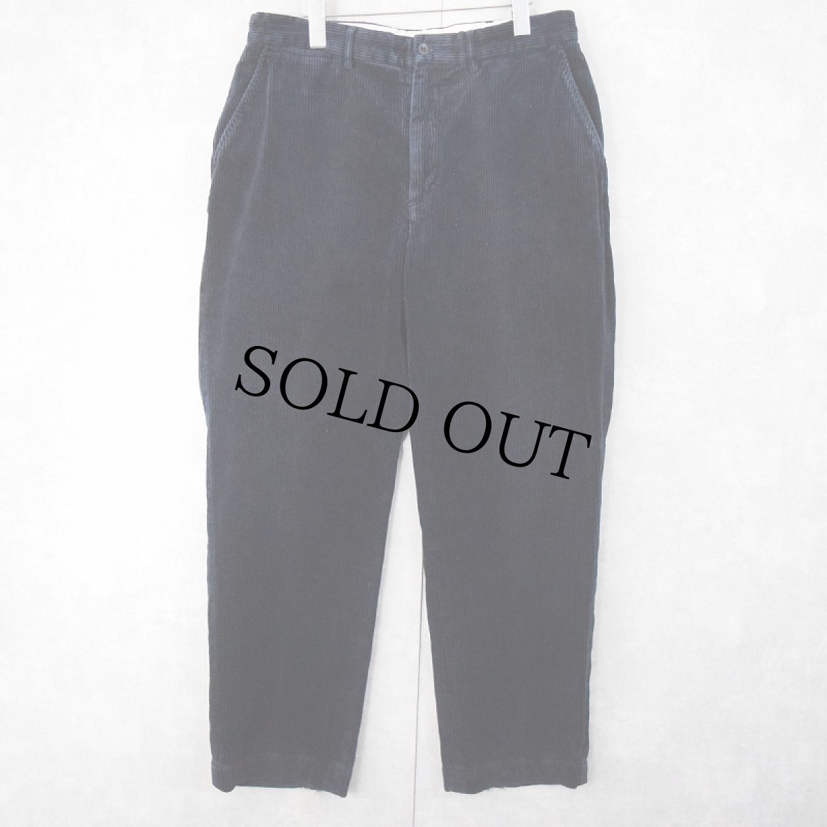 画像3: POLO Ralph Lauren 太畝コーデュロイパンツ NAVY W33 (3)