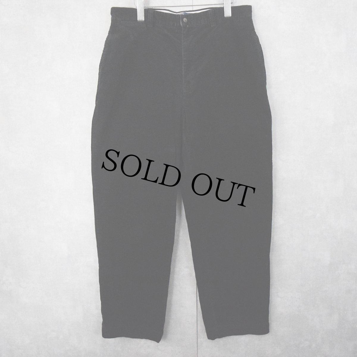 画像4: 90's POLO Ralph Lauren "PHILIP PANT" コーデュロイパンツ NAVY W35 (4)
